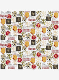 Pack de 100 stickers de vinilo de Game of Thrones: Lannister