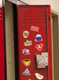 Pack de 100 stickers de vinilo de Friends