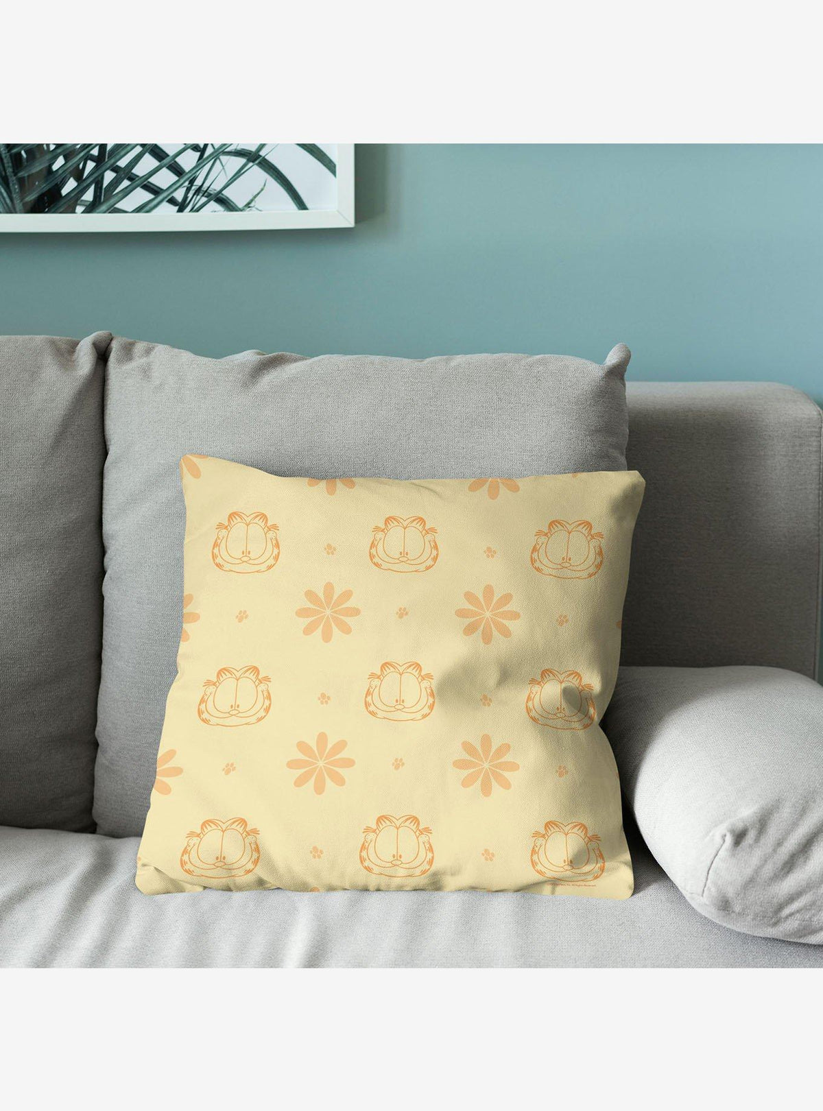 Cojín decorativo Garfield con flores · Space Store
