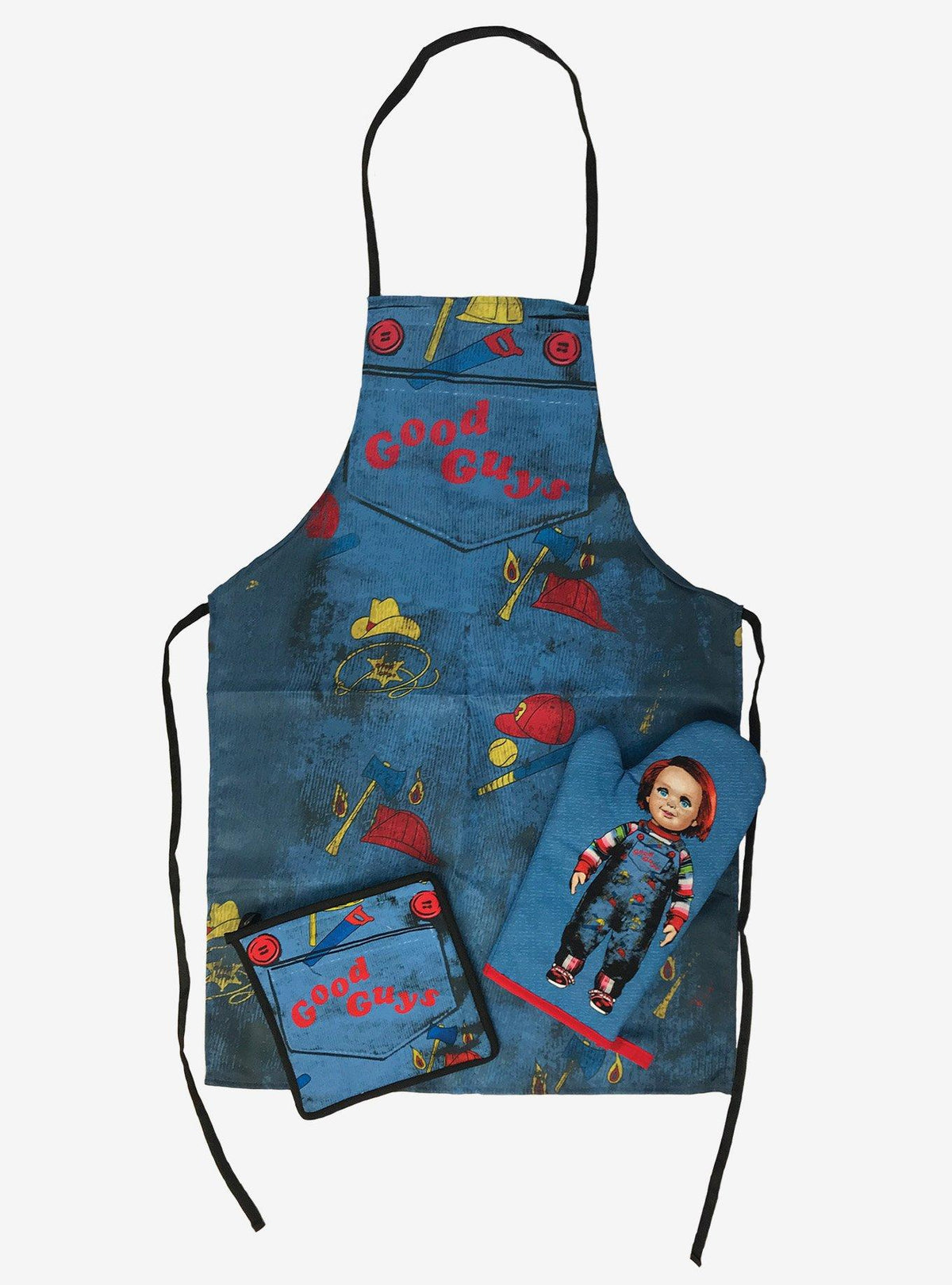 Set de cocina Chucky Good Guys con delantal y accesorios