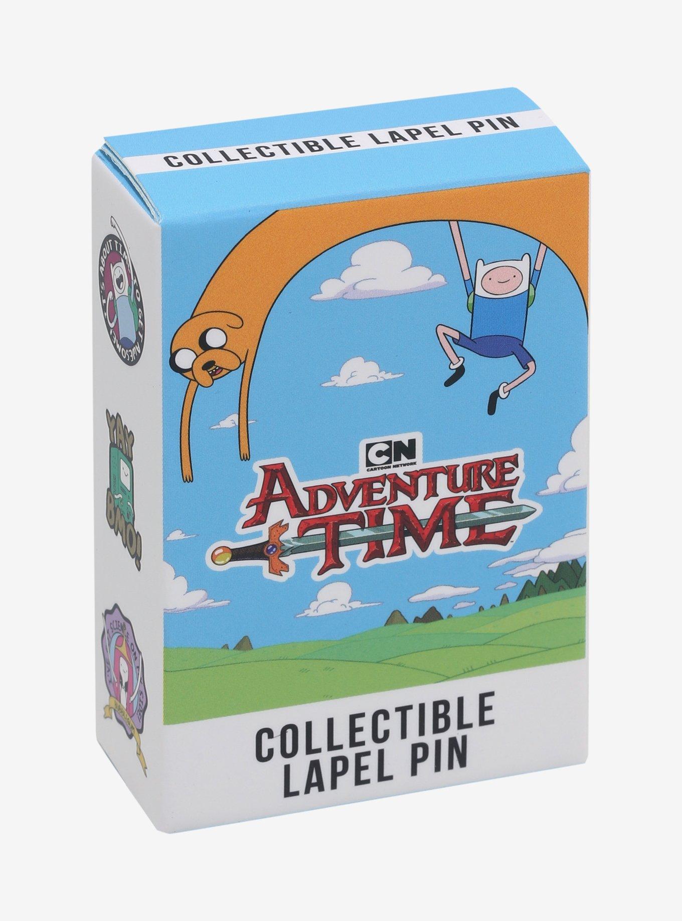 Pin esmaltado de frases de Adventure Time, caja sorpresa