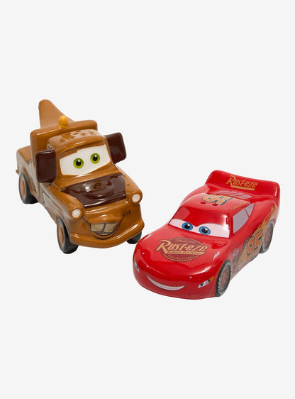 Set de saleros y pimenteros Cars Mater y Lightning McQueen