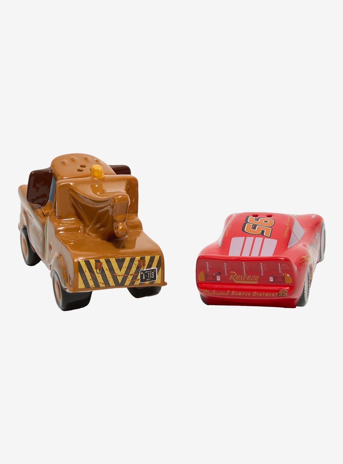 Set de saleros y pimenteros Cars Mater y Lightning McQueen