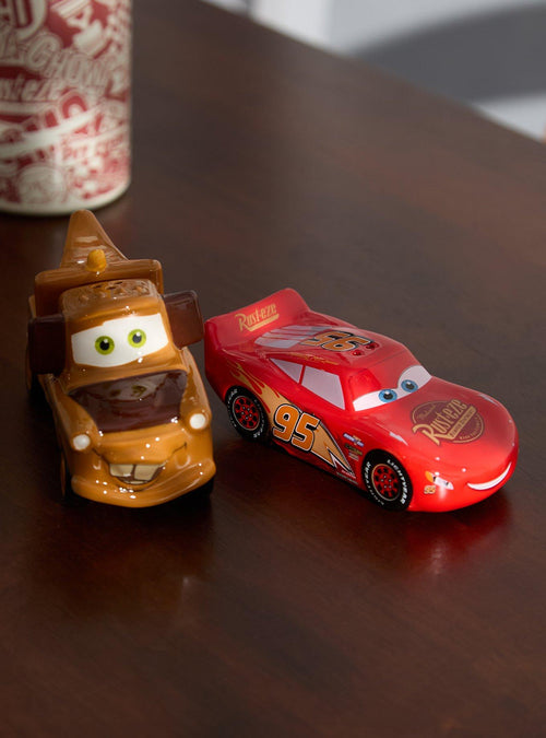 Set de saleros y pimenteros Cars Mater y Lightning McQueen