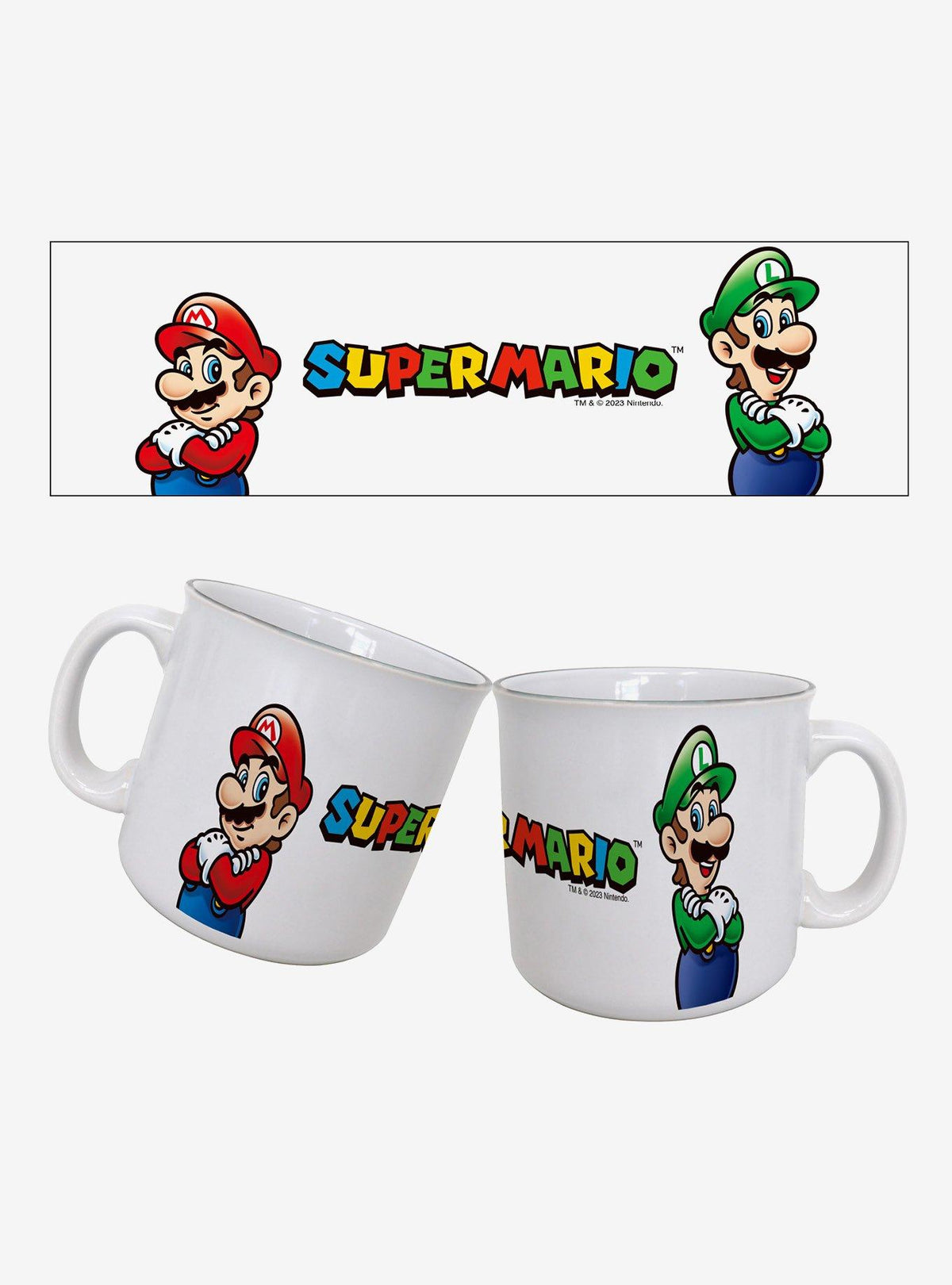 Tazón Super Mario con Mario y Luigi, 591 ml