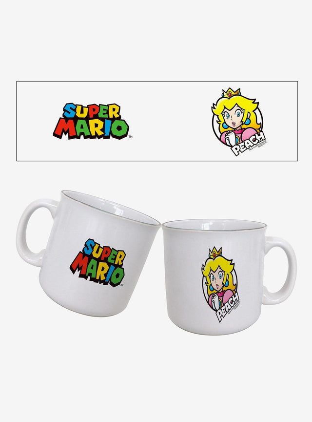 Tazón Super Mario Peach con nombre circular, 20 oz