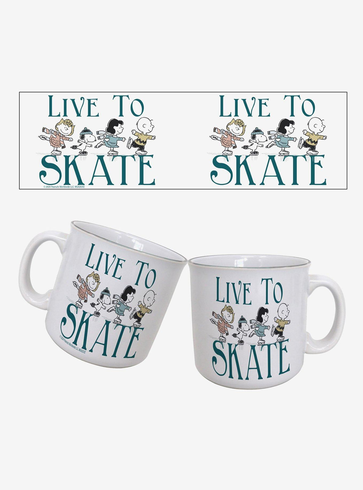 Taza de camping Peanuts Live To Skate de 591 ml