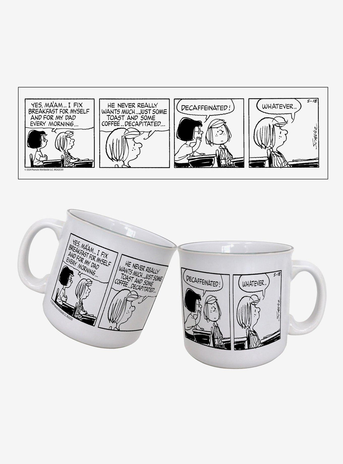 Taza tipo camping de 20 oz de Peppermint Patty