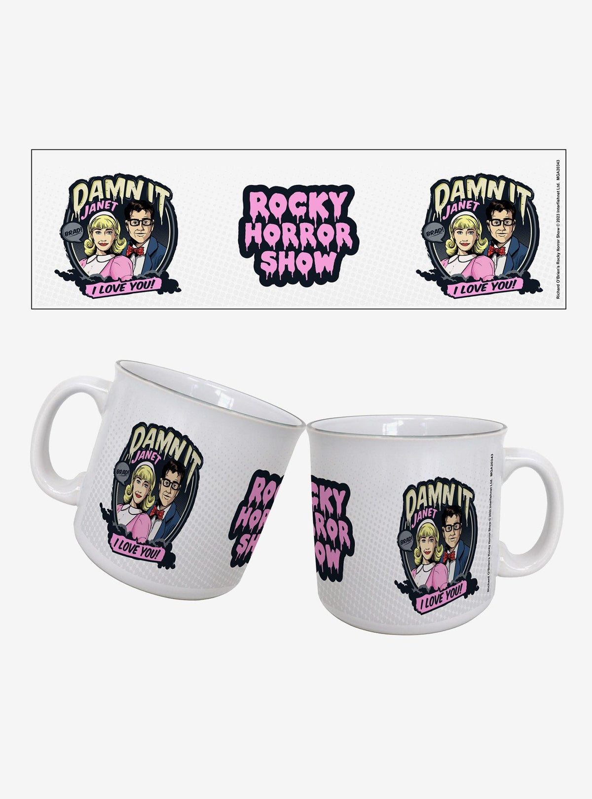 Taza camper Rocky Horror Show Damnit Janet 591 ml