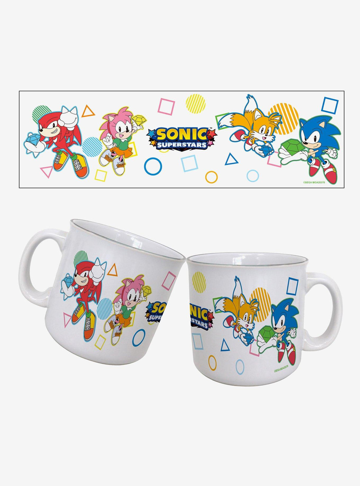 Tazón de cerámica Sonic Superstars Retro Vibes 20 oz