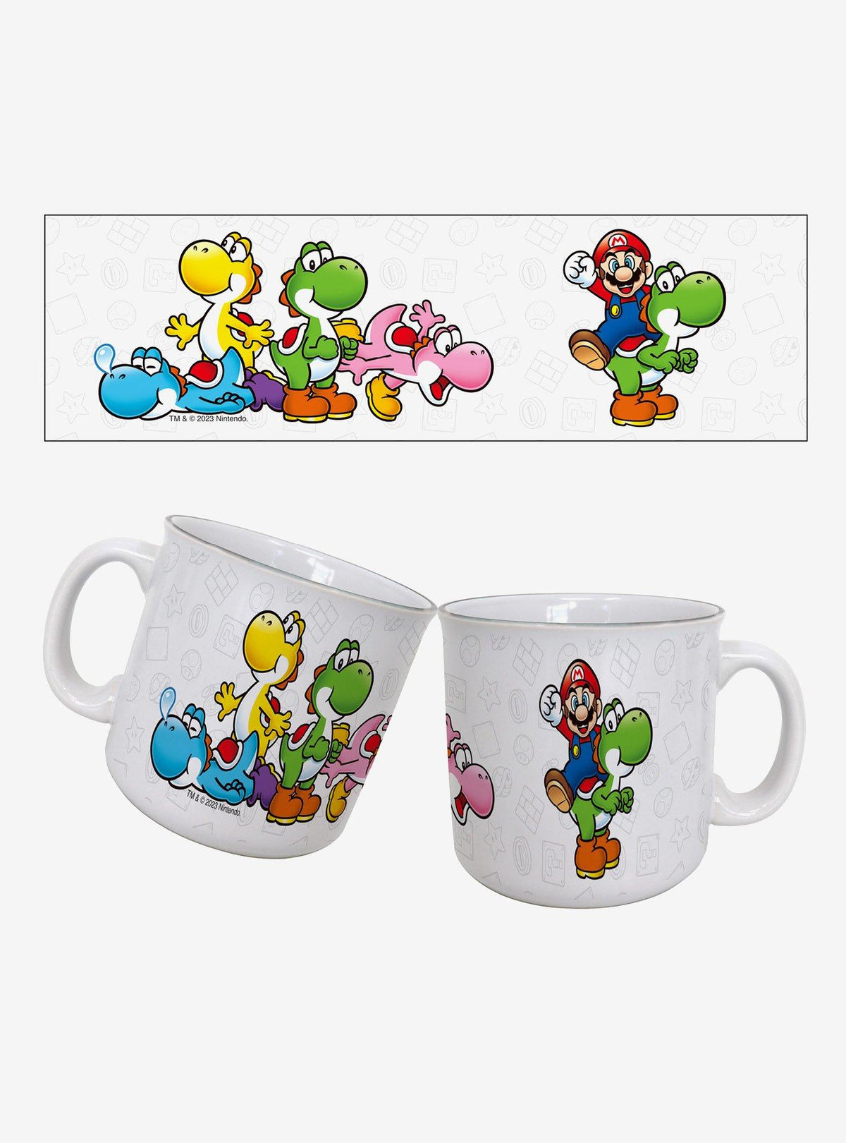 Taza camper de Mario y Yoshi de Super Mario, 591 ml