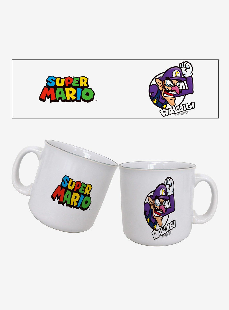 Taza camper Super Mario con diseño circular de Waluigi · Space Store