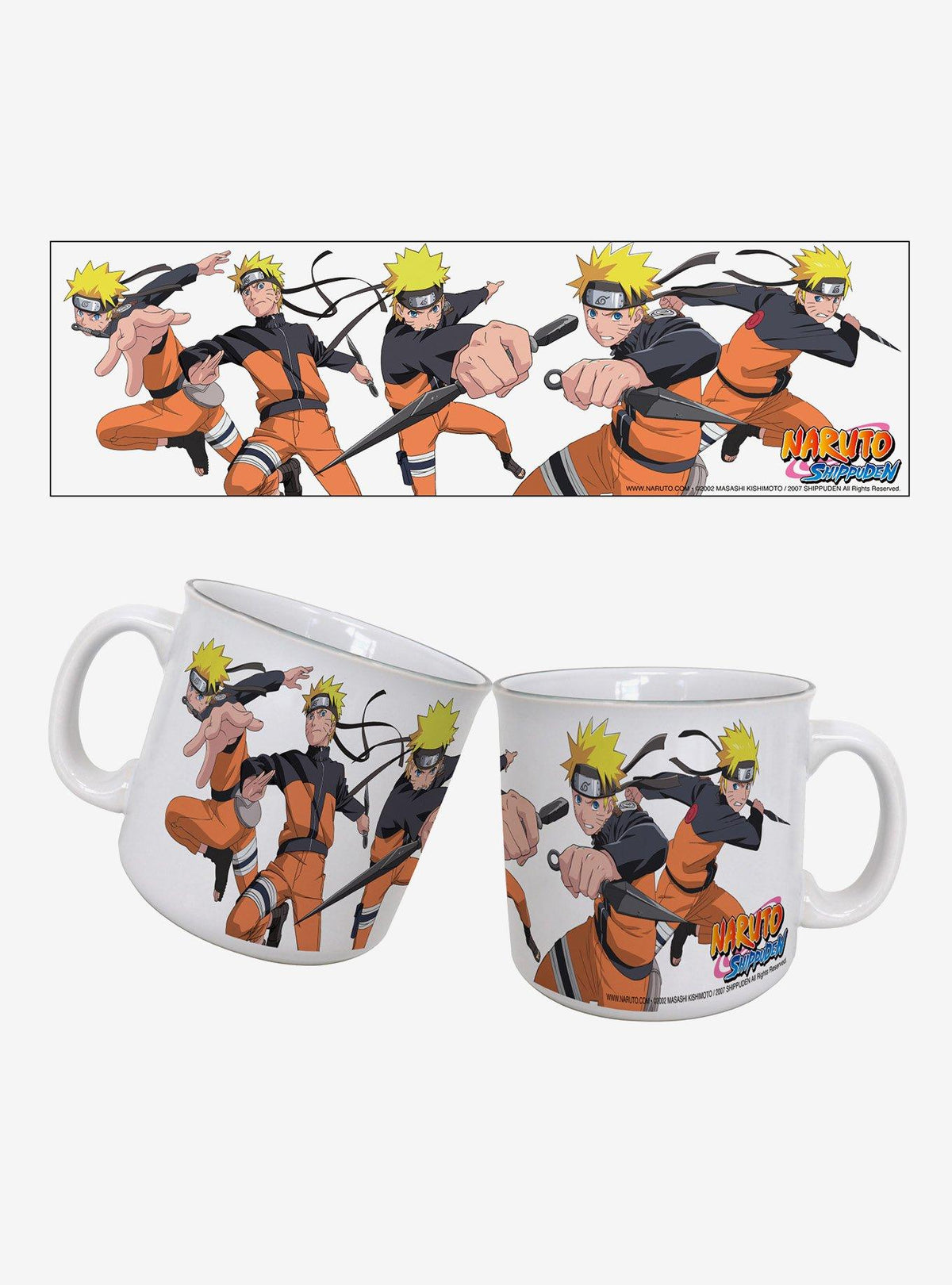 Taza de camping Naruto Shippuden Fight Action 591 ml