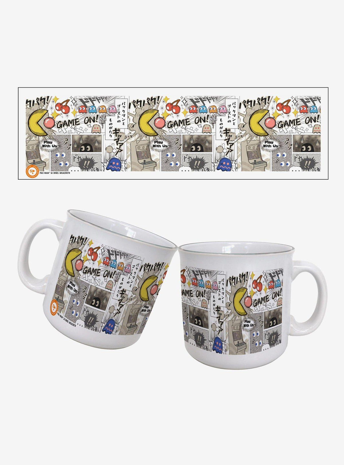 Taza camper Pac-Man Game On! de 20 oz