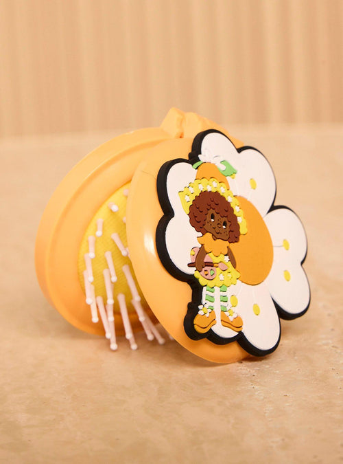 Espejo compacto y cepillo Orange Blossom Strawberry Shortcake