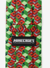Corbata verde Minecraft Creeper TNT