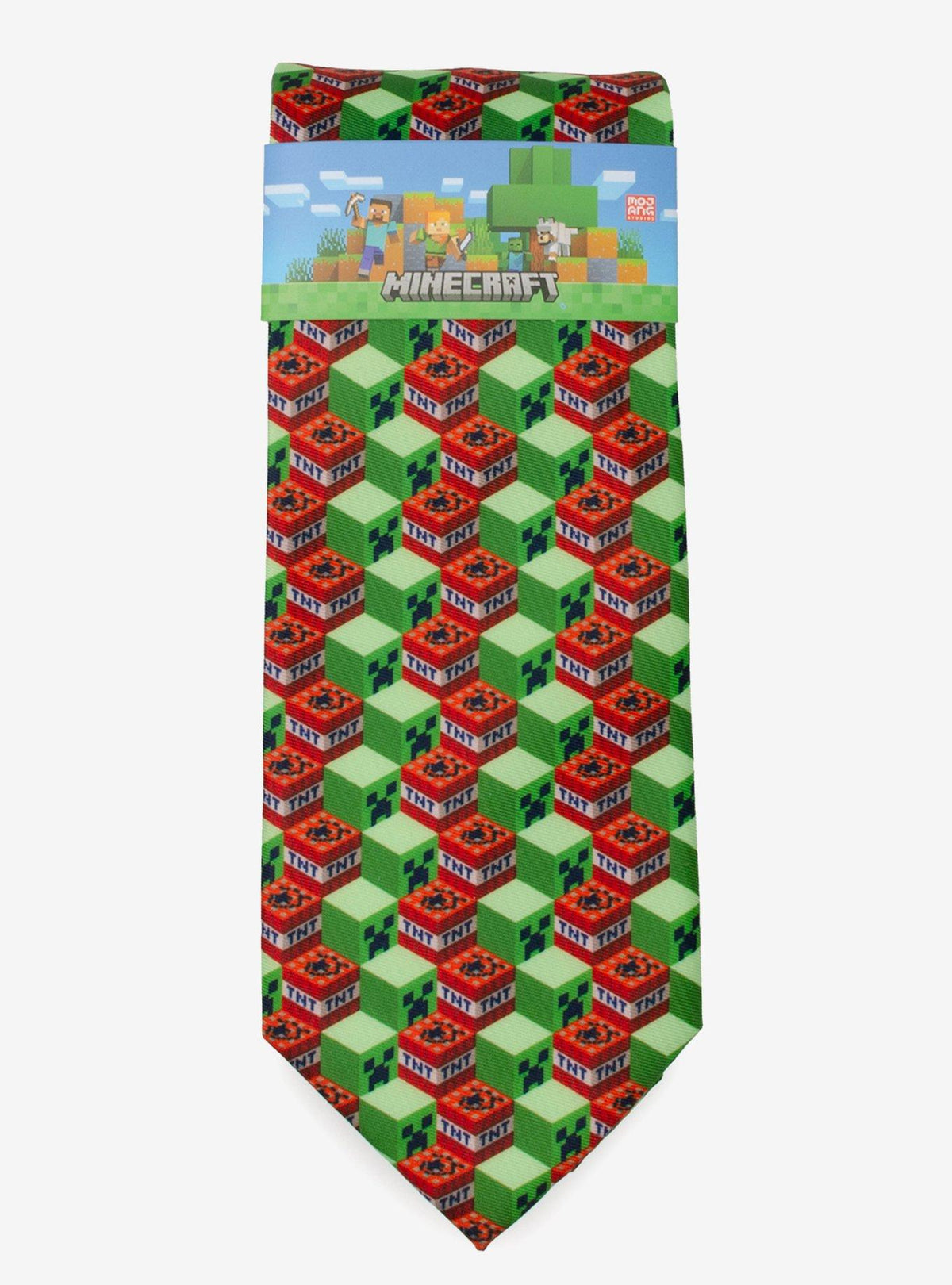 Corbata verde Minecraft Creeper TNT