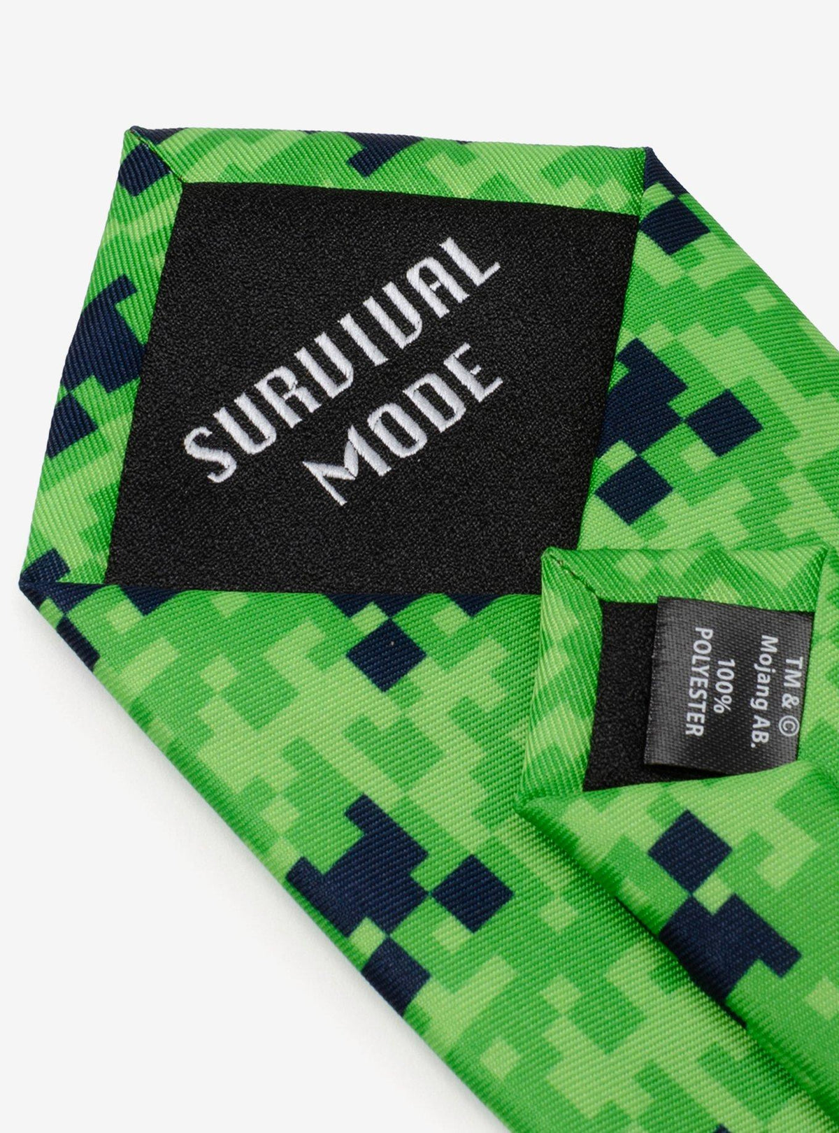 Set de corbatas Minecraft Creeper para papá e hijo