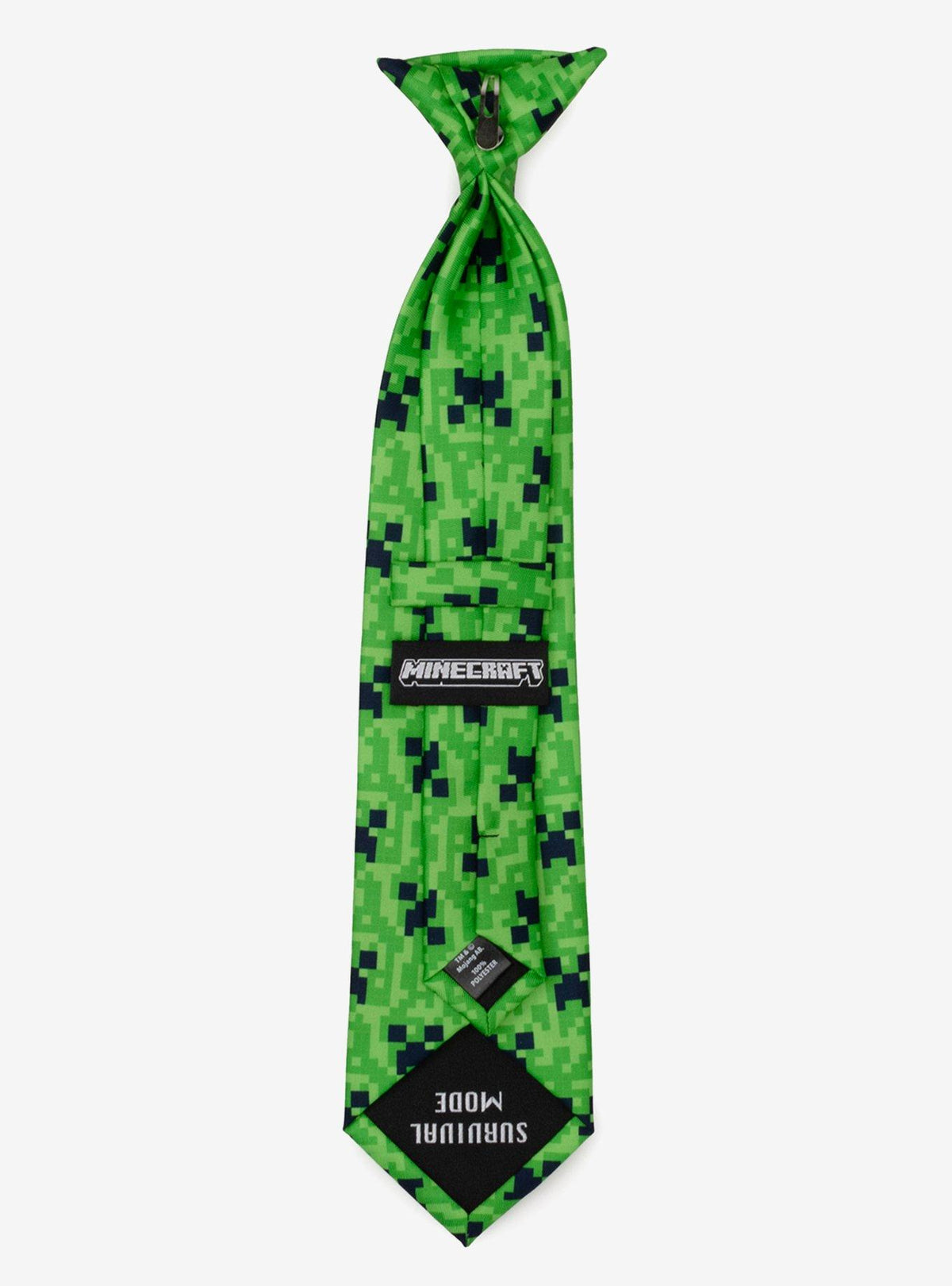 Set de corbatas Minecraft Creeper para papá e hijo