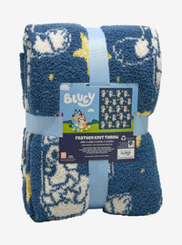 Manta navideña de Bluey y Bingo