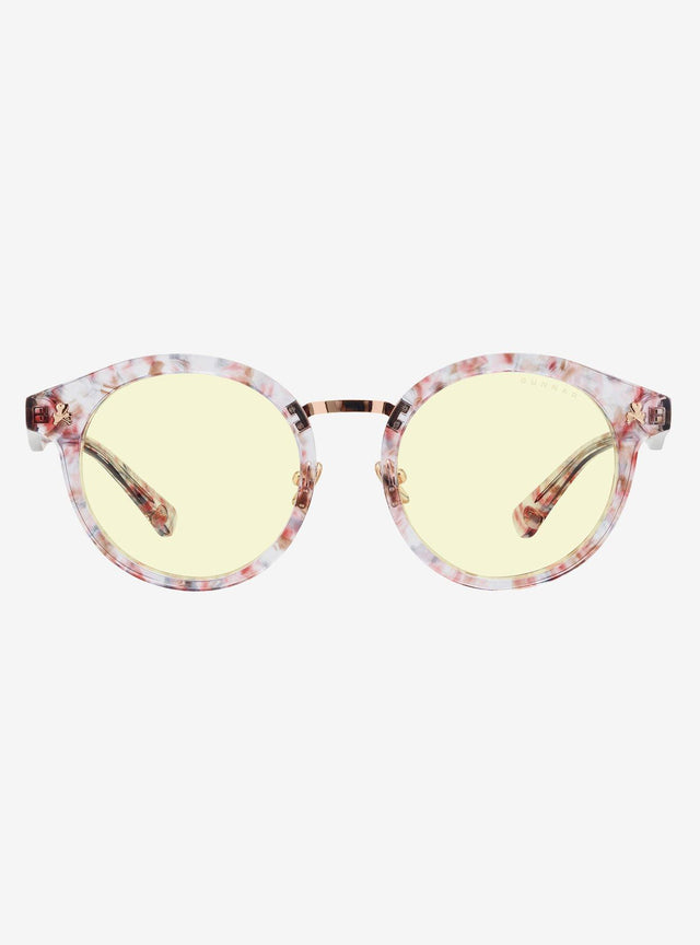 Lentes tokidoki x GUNNAR Flower Power con filtro ámbar