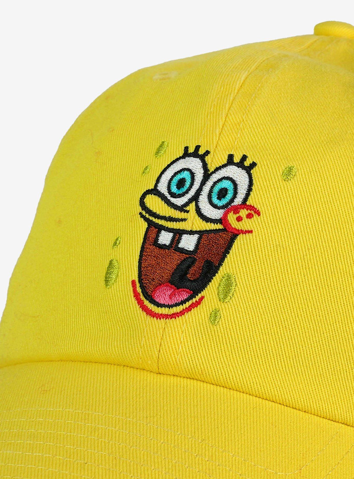 Jockey adulto con la cara de SpongeBob SquarePants