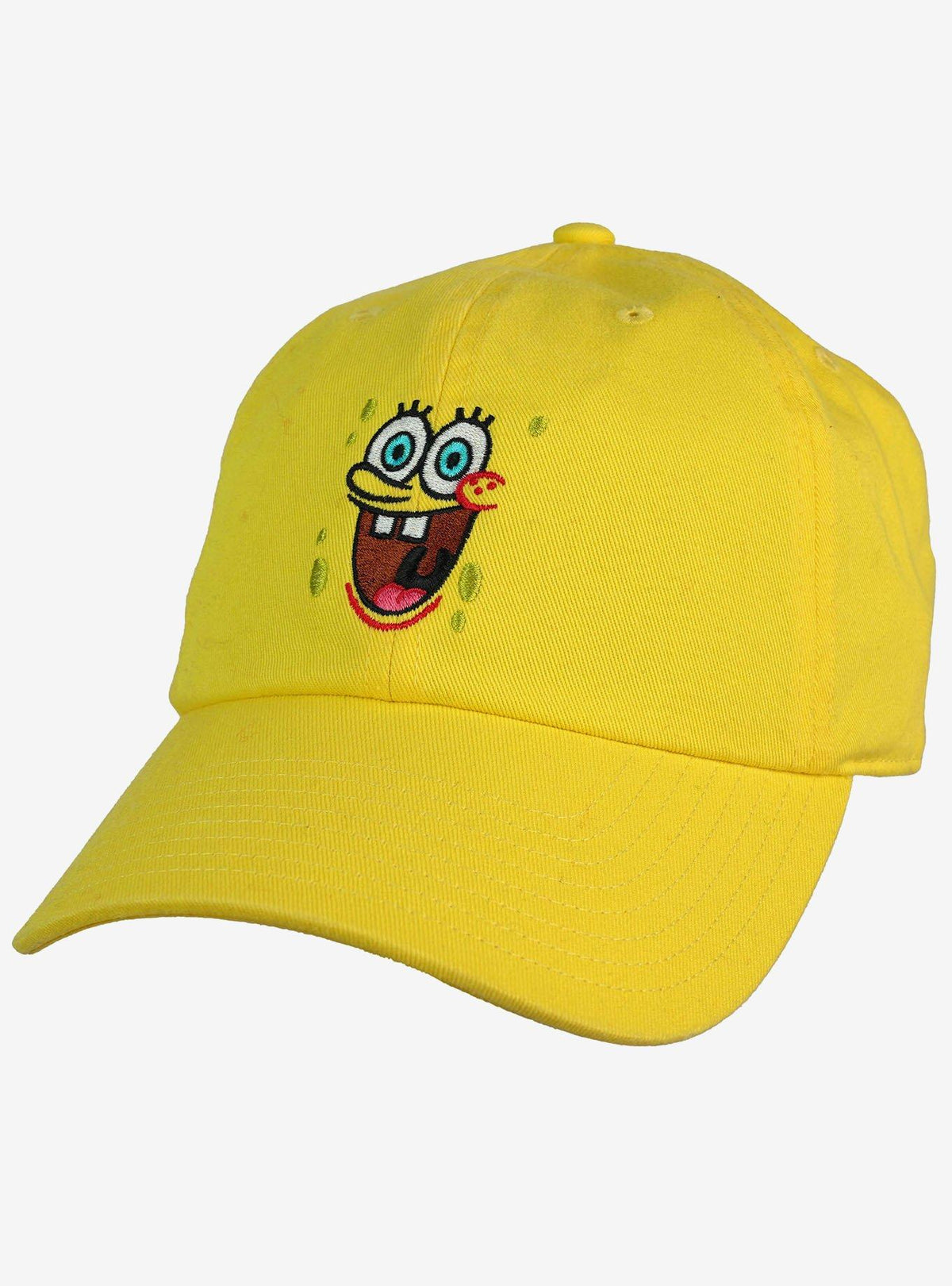 Jockey adulto con la cara de SpongeBob SquarePants