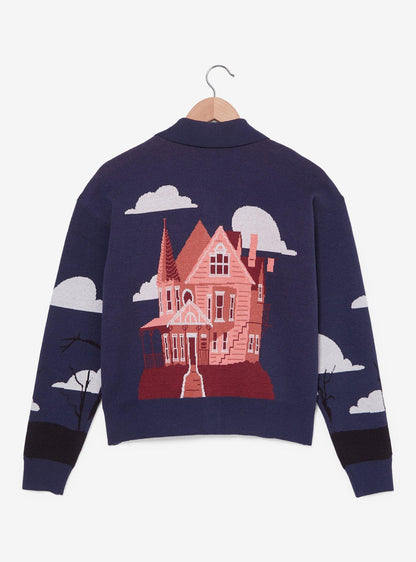 Chaleco Coraline con paisaje de nubes