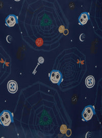Vestido de gasa Coraline con íconos