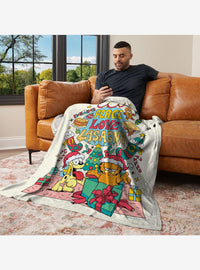 Manta Garfield Peace Love Lasagna 127 x 152 cm
