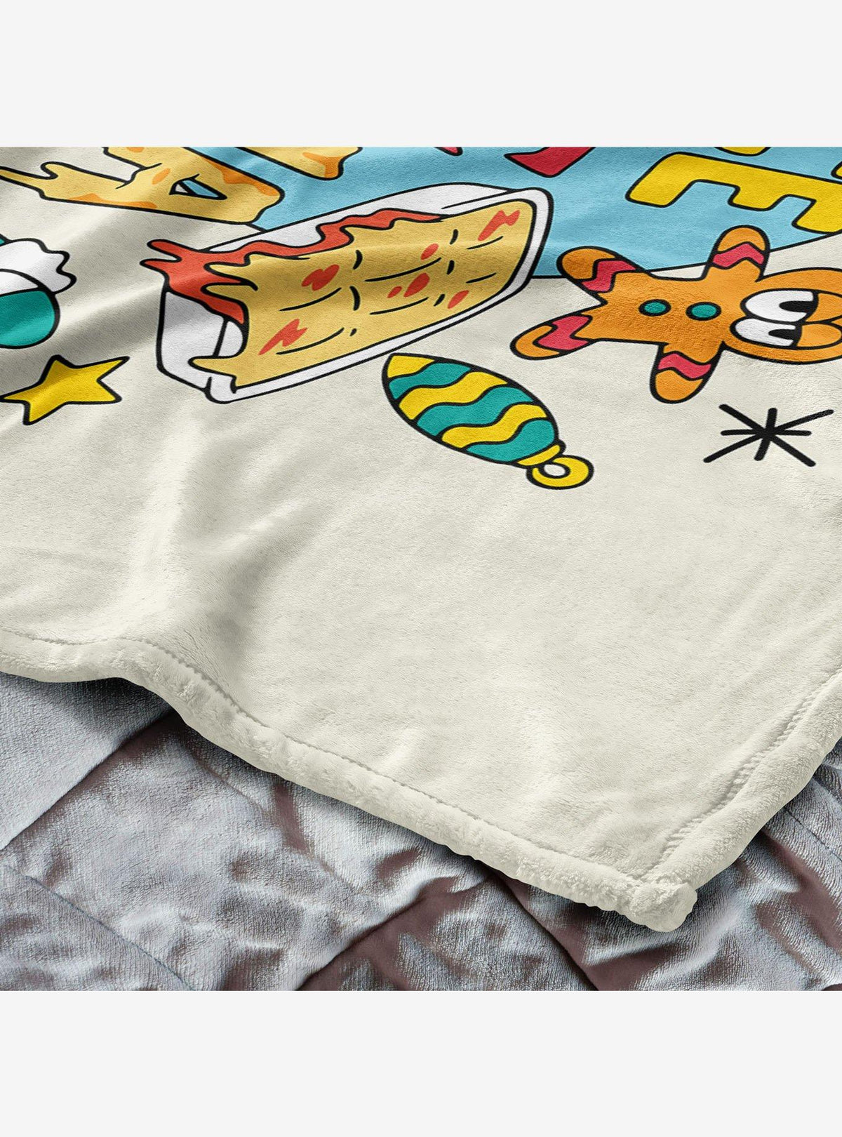 Manta Garfield Peace Love Lasagna 127 x 152 cm