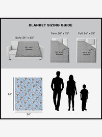 Manta Garfield muñeco de nieve 127 x 152 cm
