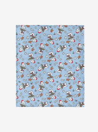 Manta Garfield muñeco de nieve 127 x 152 cm
