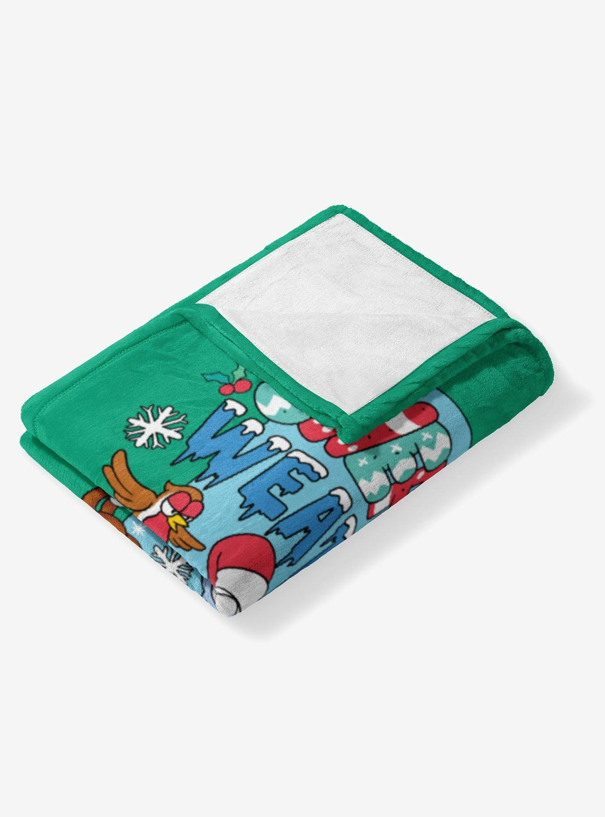 Manta Garfield con diseño de invierno