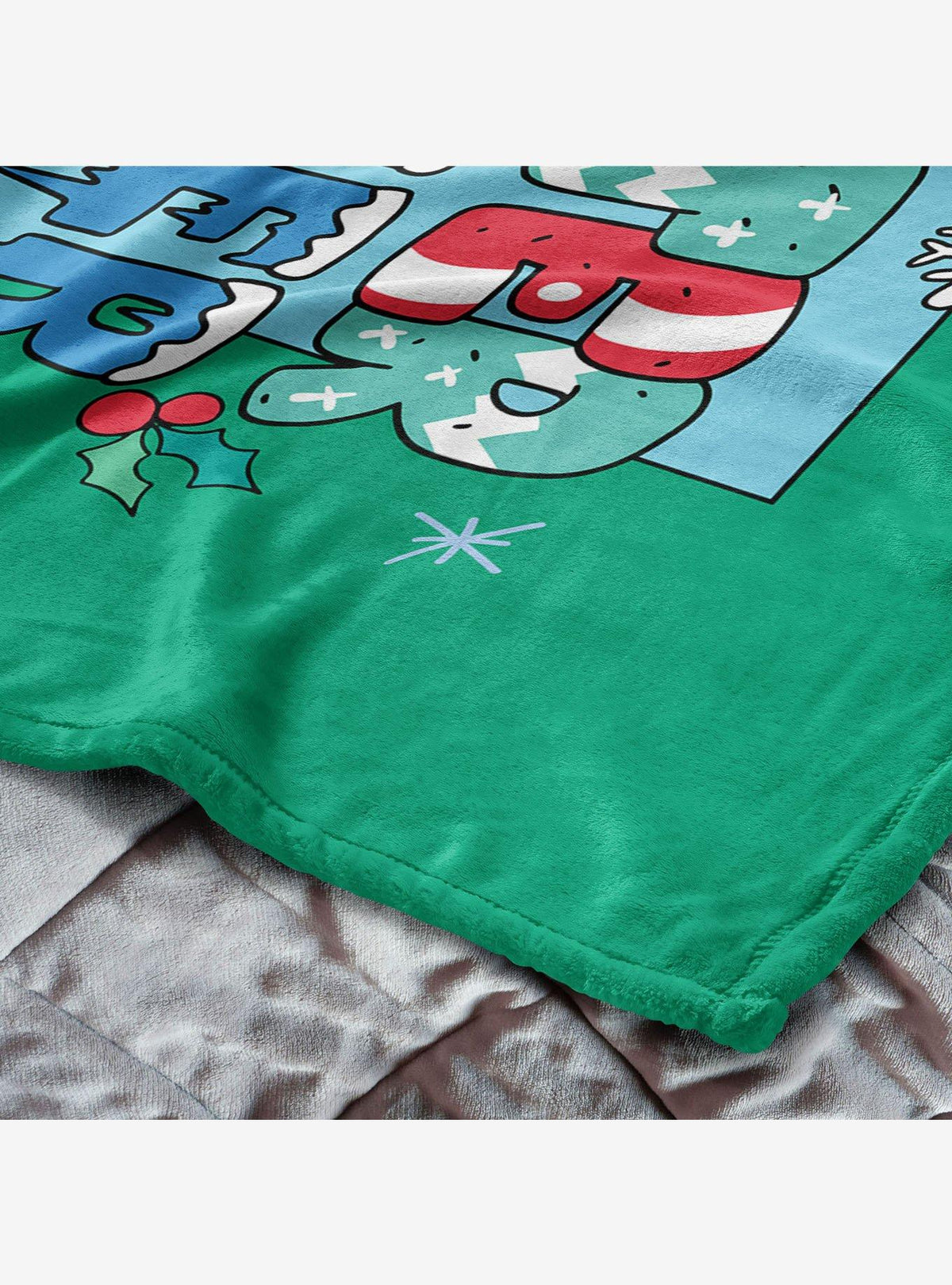 Manta Garfield con diseño de invierno