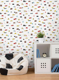 Papel mural autoadhesivo Cars de Disney Pixar