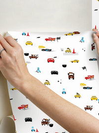 Papel mural autoadhesivo Cars de Disney Pixar