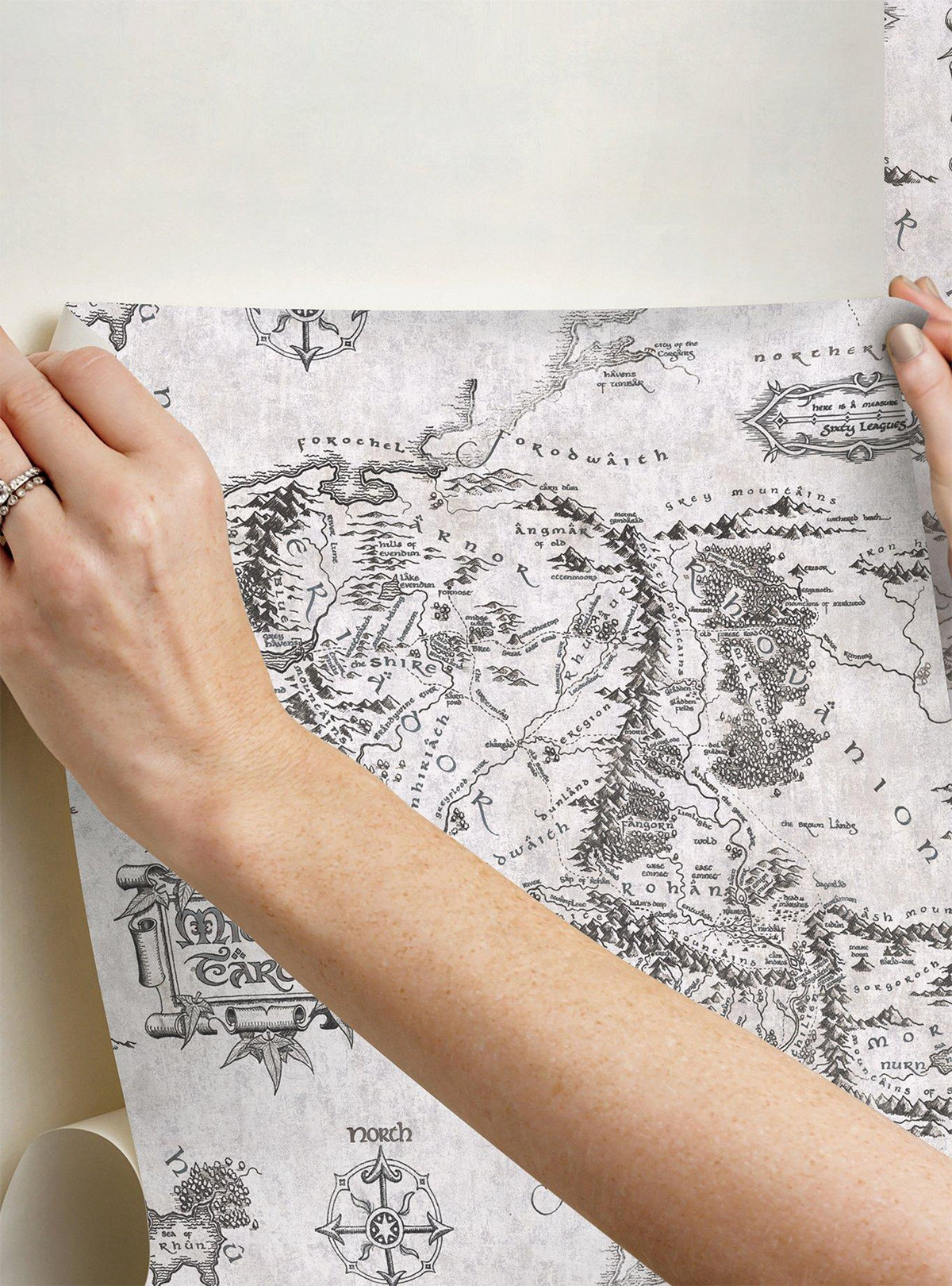 Papel mural autoadhesivo Lord of the Rings: Middle Earth