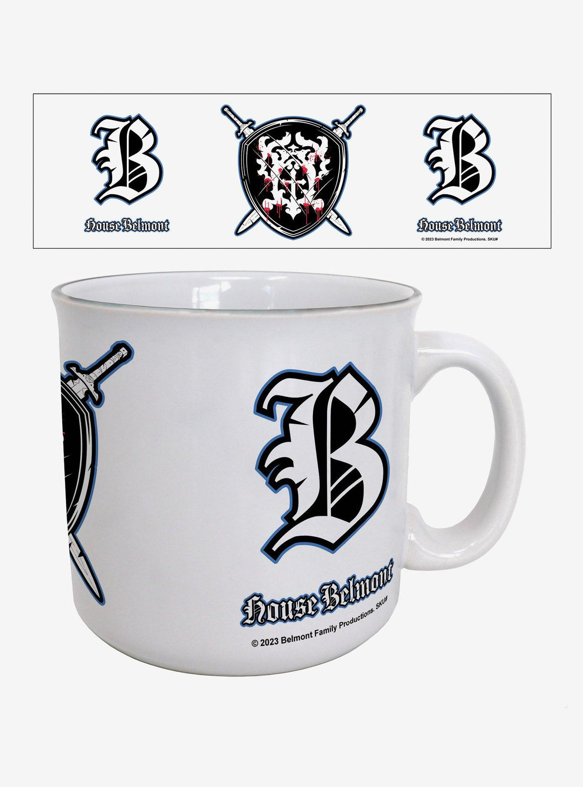 Tazón de camping Castlevania: Nocturne, escudo Belmont