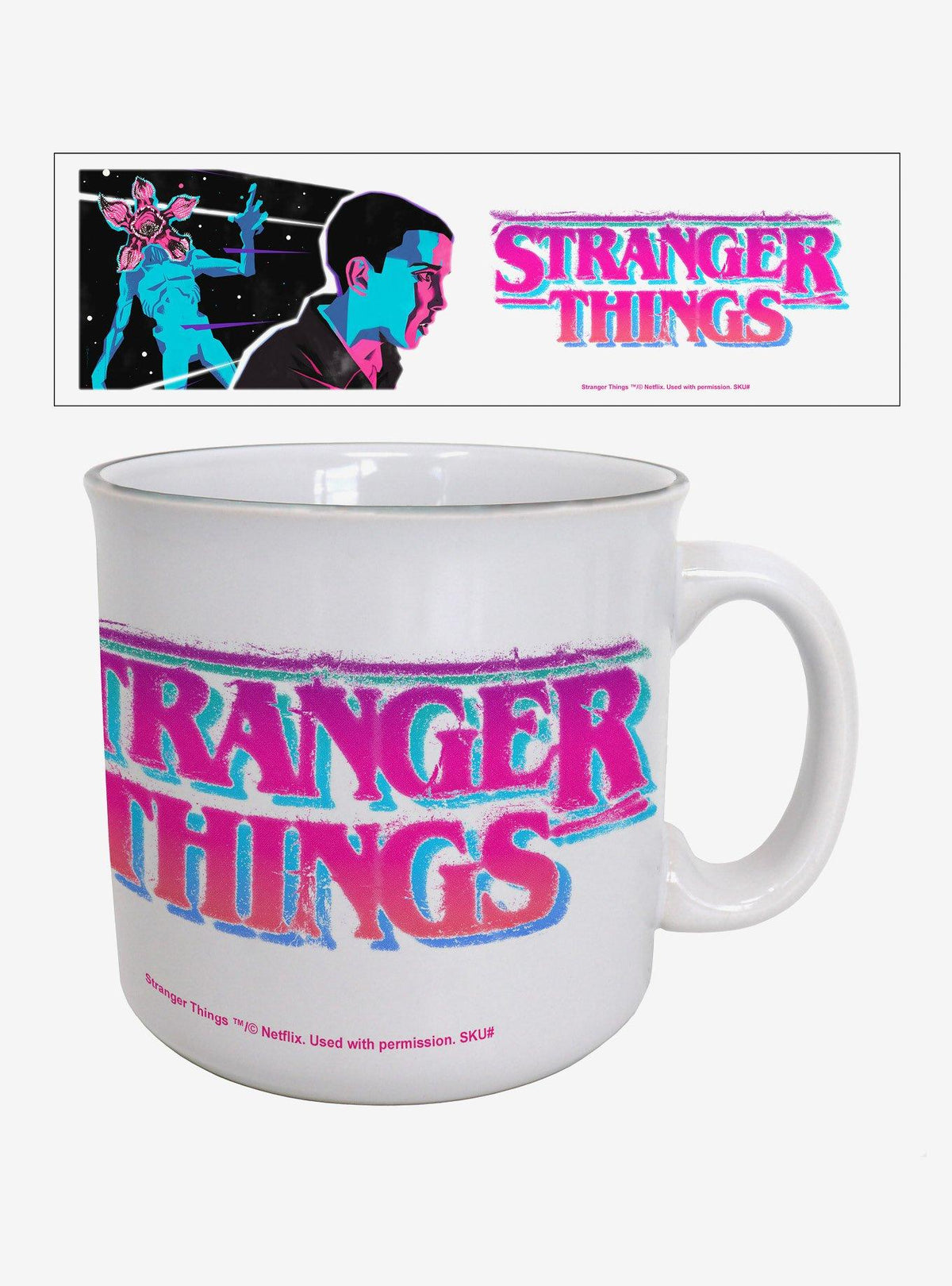Tazón tipo camping Stranger Things Neon 11