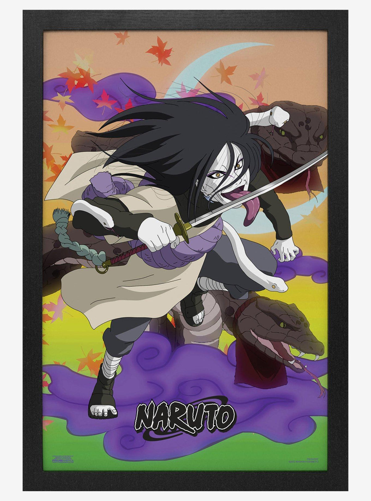 Naruto Shippuden: Cuadro enmarcado de Orochimaru S2