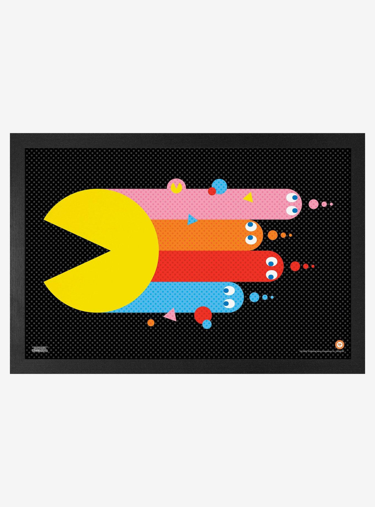 Cuadro enmarcado Pac-Man Streaks