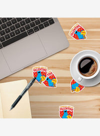Pack de 100 stickers de Plaza Sésamo para San Valentín