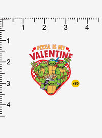 Pack de stickers Teenage Mutant Ninja Turtles Pizza Is My Valentine