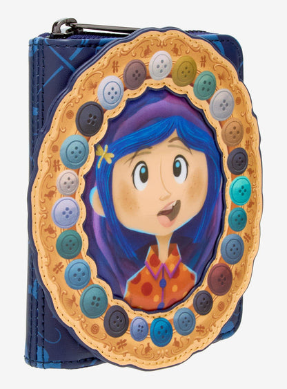 Billetera Coraline con marco lenticular