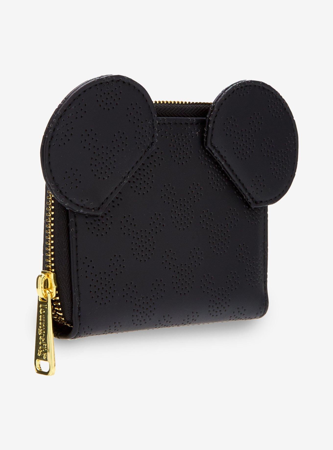 Billetera Disney Mickey Mouse con siluetas y orejas