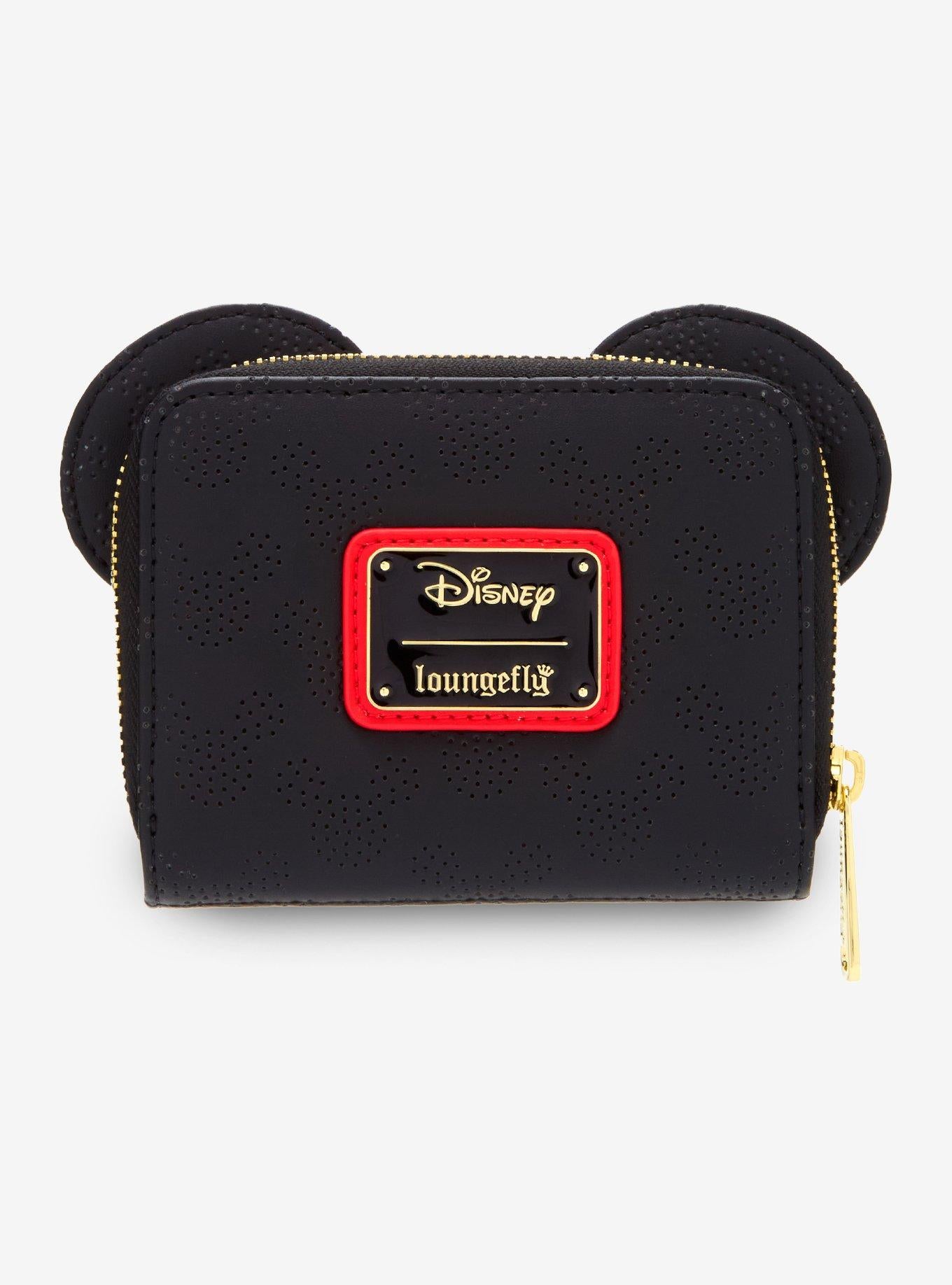 Billetera Disney Mickey Mouse con siluetas y orejas