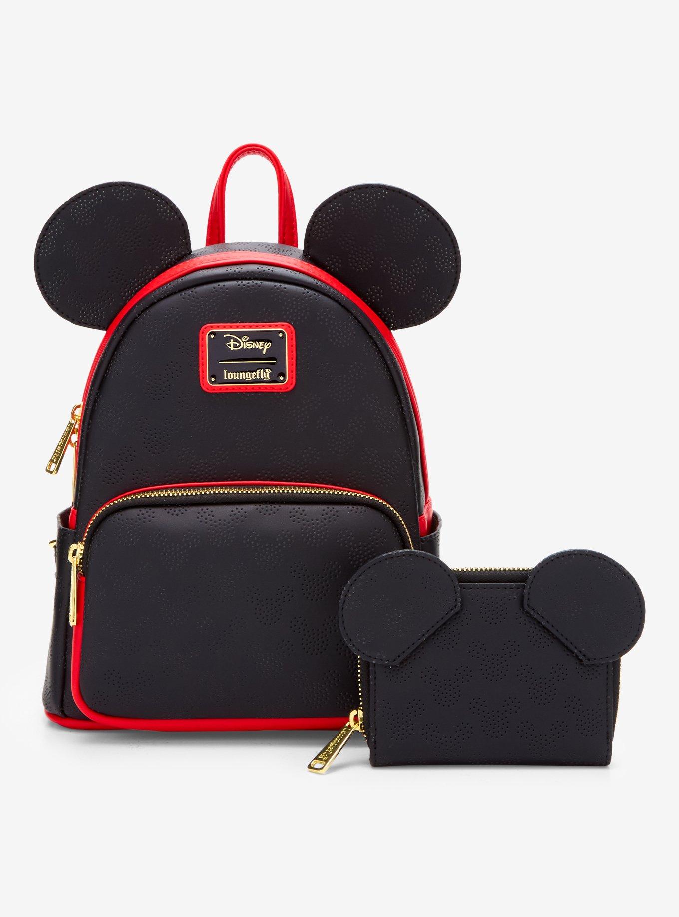 Billetera Disney Mickey Mouse con siluetas y orejas