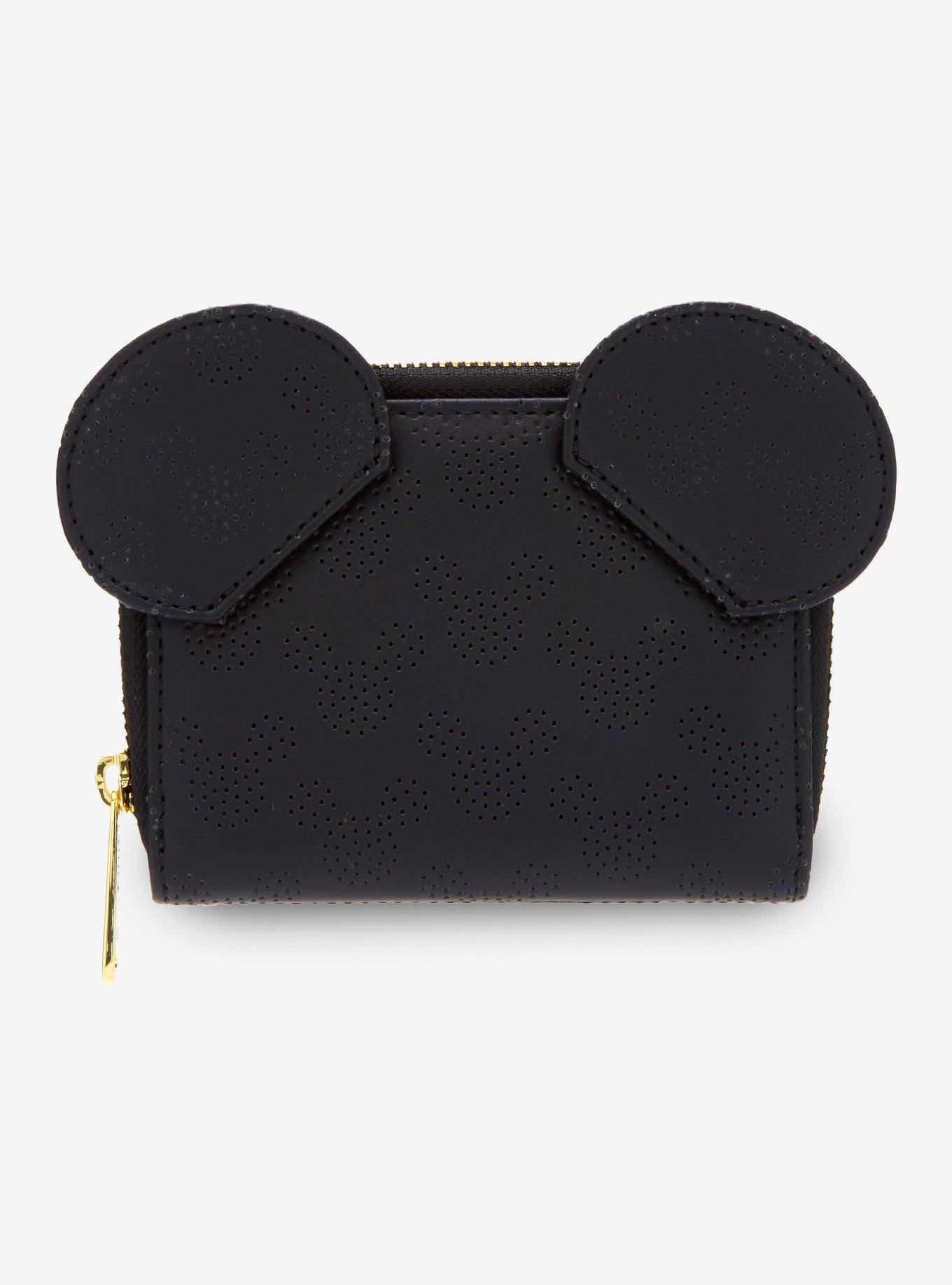Billetera Disney Mickey Mouse con siluetas y orejas