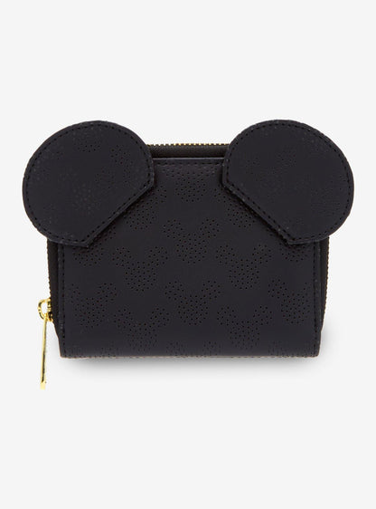 Billetera Disney Mickey Mouse con siluetas y orejas